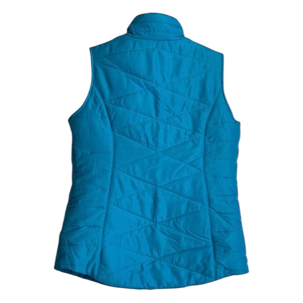 New Directions Vest Womens Small Blue Quilted Style Front Pockets - Picture 2 of 6